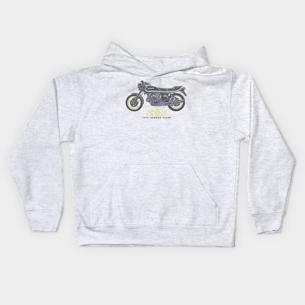 1979 Ducati Darmah 900SD Kids Hoodie by Toby Wilkinson